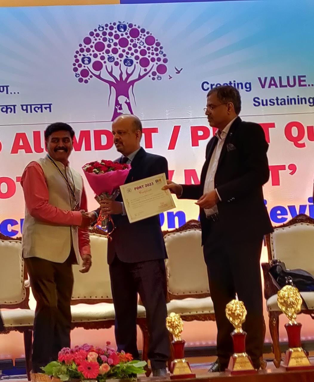 Honored for Best Performance