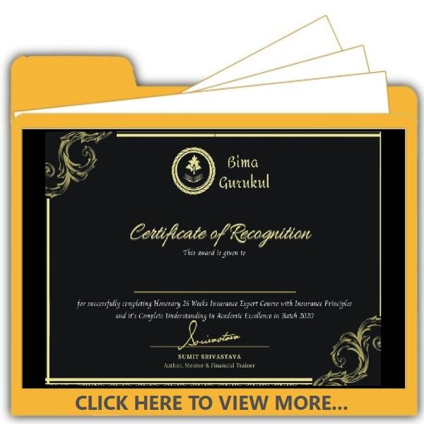 OUR CERTIFICATES